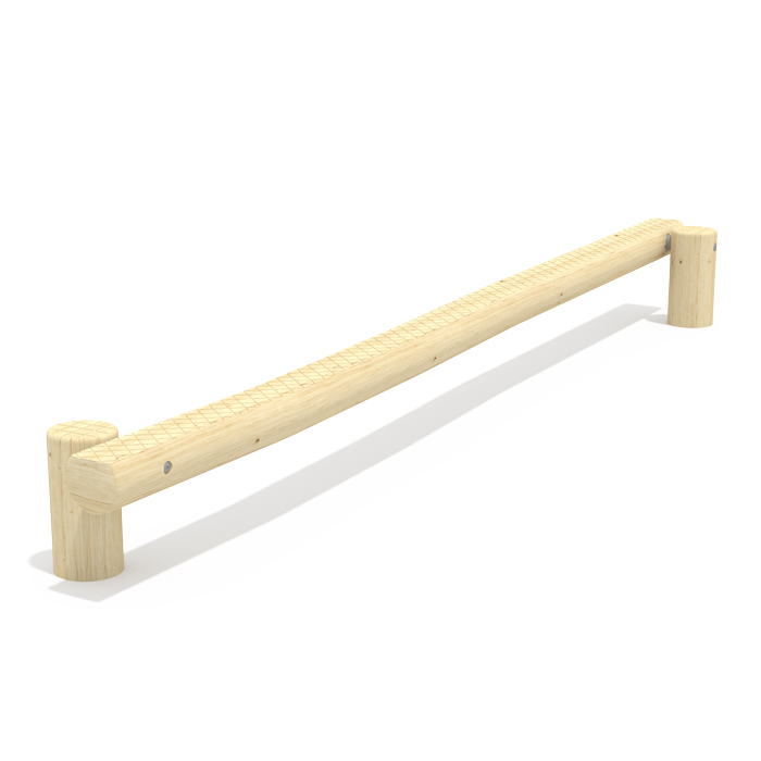 Balance Beam Hardwood Robinia Timber Playground Equipment Manufacture